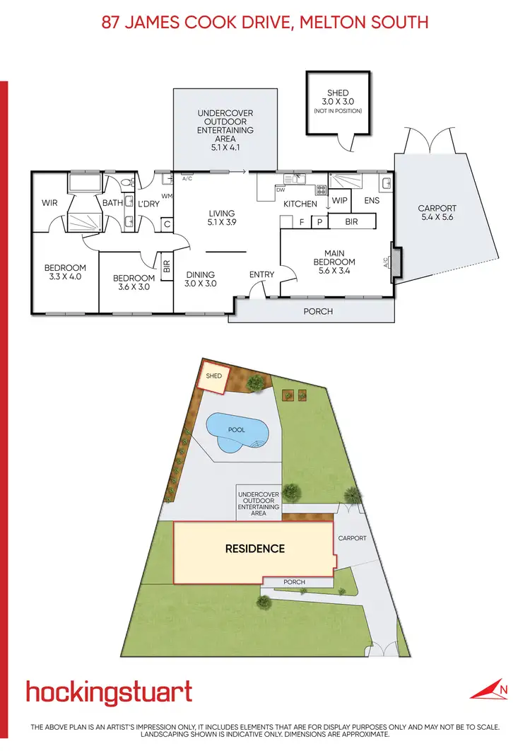 Floorplan of Homely house listing, 87 James Cook Drive, Melton West VIC 3337