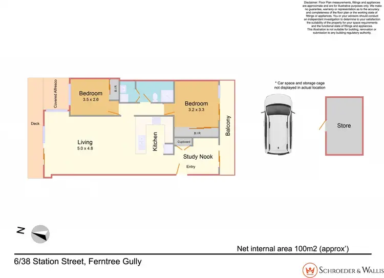 Floorplan of Homely apartment listing, G6/38 Station Street, Ferntree Gully VIC 3156