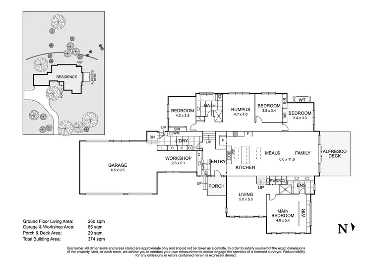 Floorplan of Homely house listing, 21 Alexander Road, Warrandyte VIC 3113
