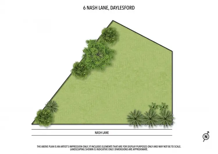 Floorplan of Homely land listing, 6 Nash Lane, Daylesford VIC 3460