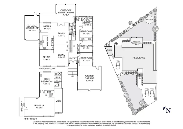 Floorplan of Homely house listing, 7 Kersey Place, Doncaster VIC 3108