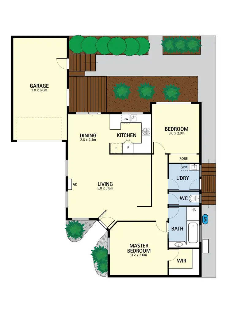 Floorplan of Homely unit listing, 3/19 - 21 Lyell Parade, Greensborough VIC 3088