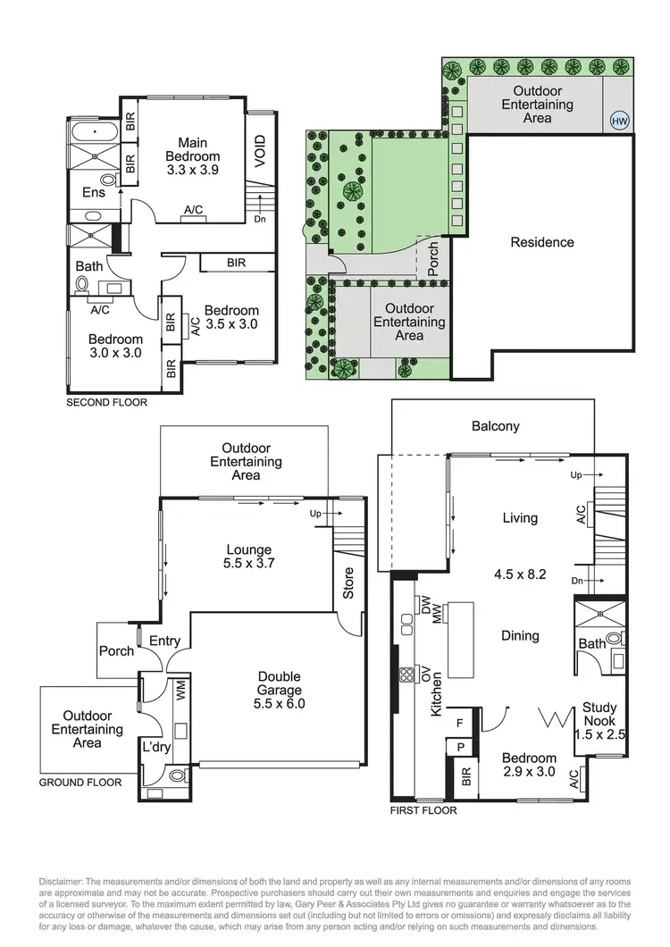 Floorplan of Homely townhouse listing, 1/35-37 Kokaribb Road, Carnegie VIC 3163