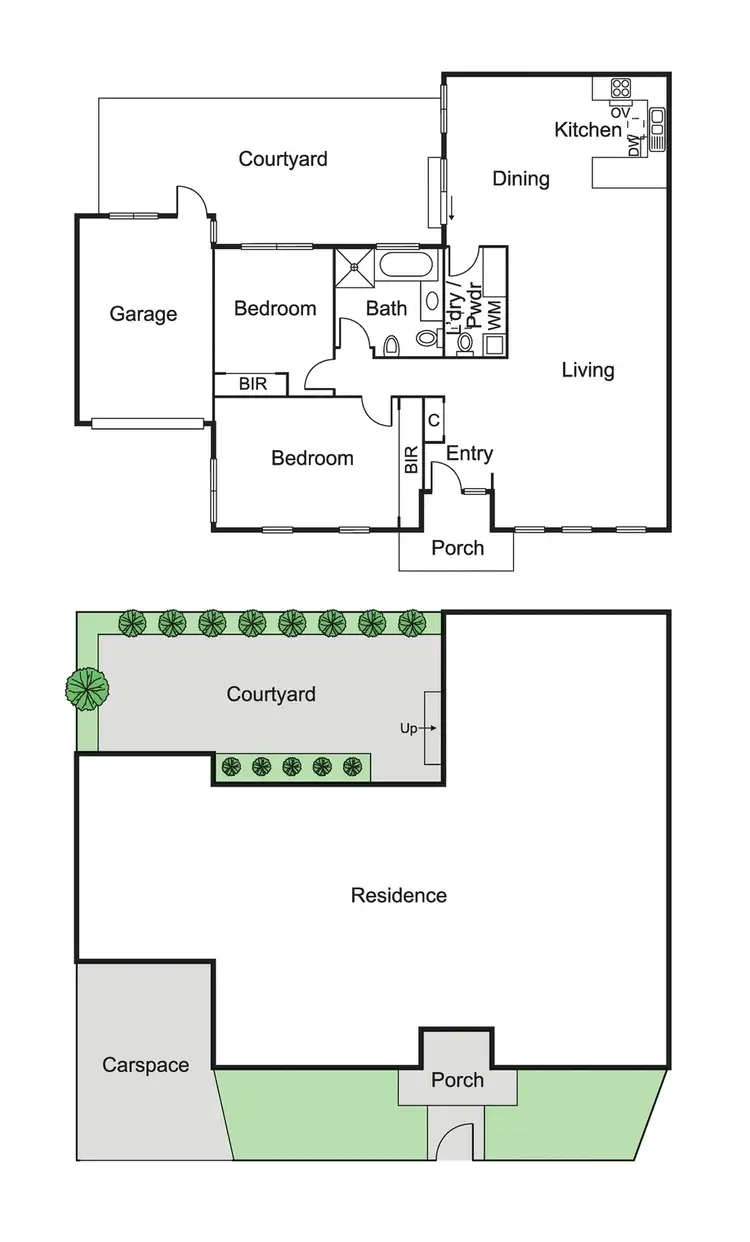 Floorplan of Homely unit listing, 3/1 Lillimur Road, Ormond VIC 3204