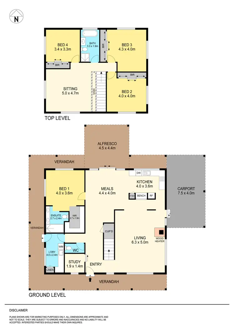 Floorplan of Homely house listing, 66 Dunstan Court, Trawalla VIC 3373