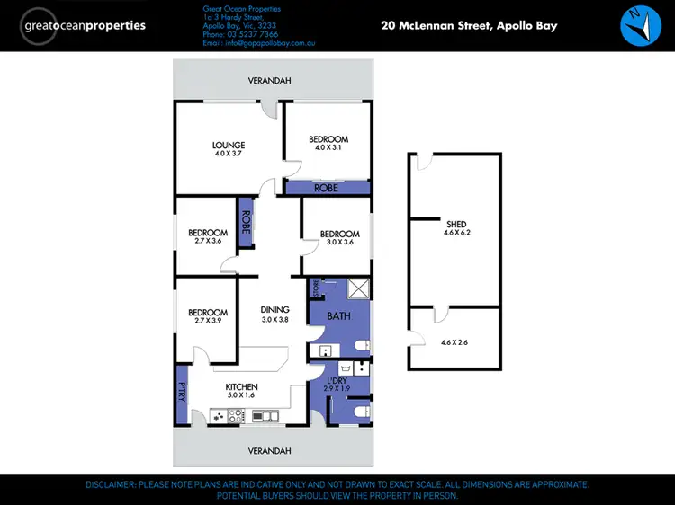 Floorplan of Homely house listing, 20 Mclennan Street, Apollo Bay VIC 3233