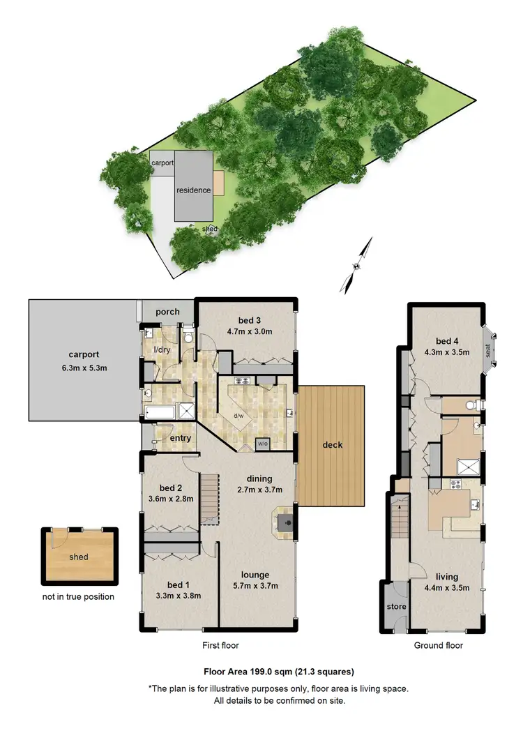 Floorplan of Homely house listing, 41 Kallista-Emerald Road, The Patch VIC 3792
