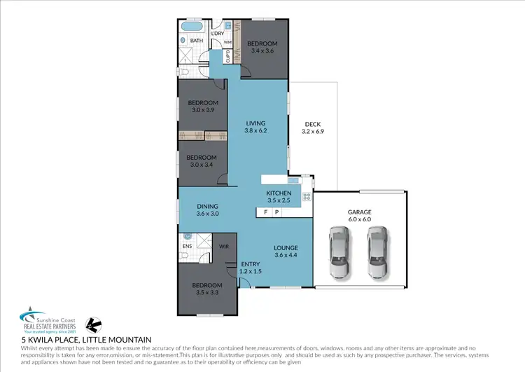 Floorplan of Homely house listing, 5 Kwila Place, Little Mountain QLD 4551