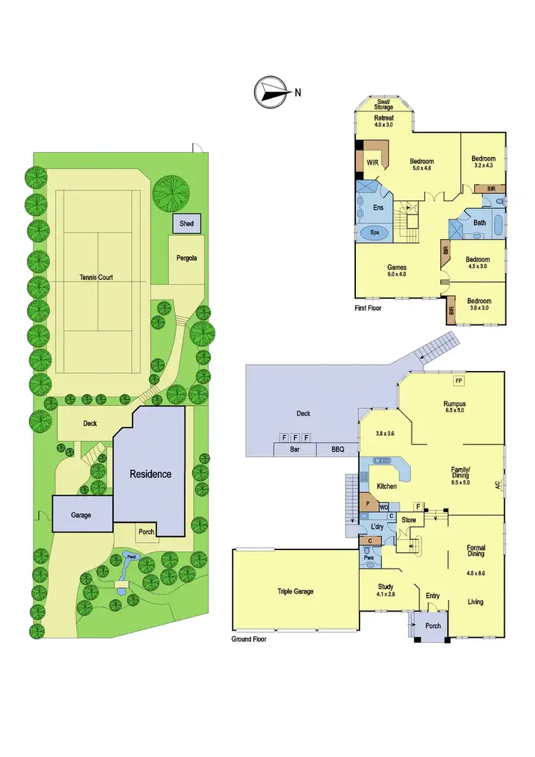 Floorplan of Homely house listing, 29 Daviesia Drive, Plenty VIC 3090