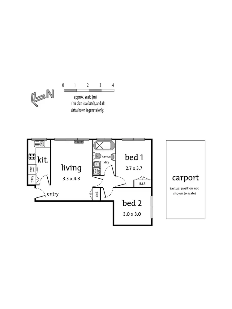Floorplan of Homely apartment listing, 4/9-11 Kent Road, Box Hill VIC 3128