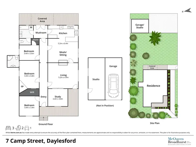 Floorplan of Homely house listing, 7 Camp Street, Daylesford VIC 3460