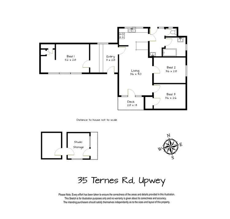 Floorplan of Homely house listing, 35 Ternes Road, Upwey VIC 3158