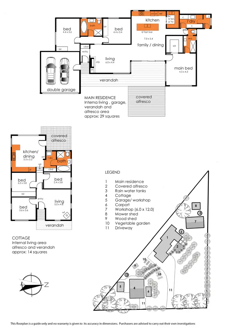 Floorplan of Homely rural property listing, 80 Lower Somerville Road, Baxter VIC 3911