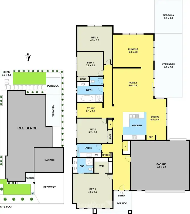 Floorplan of Homely house listing, 12 Queensberry Street, Cranbourne West VIC 3977