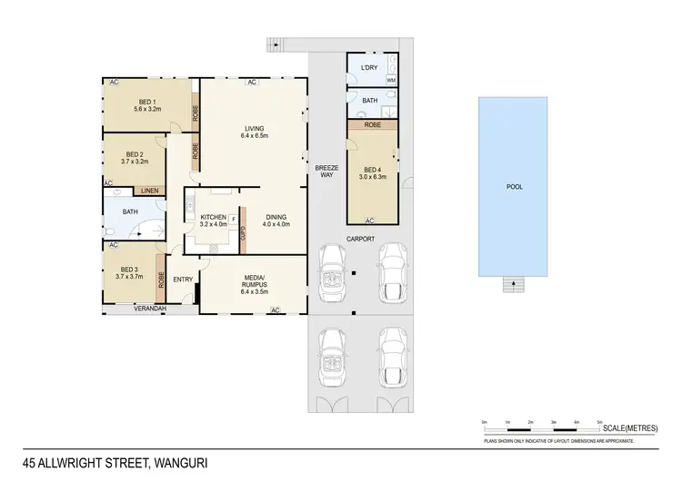 Floorplan of Homely house listing, 45 Allwright Street, Wanguri NT 810