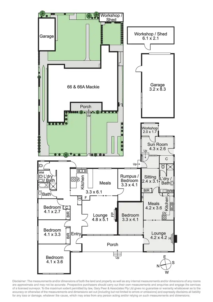 Floorplan of Homely house listing, 66-66a Mackie Road, Bentleigh East VIC 3165