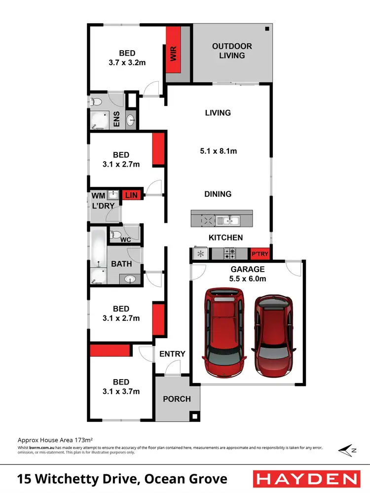 Floorplan of Homely land listing, 15 Witchetty Drive, Ocean Grove VIC 3226