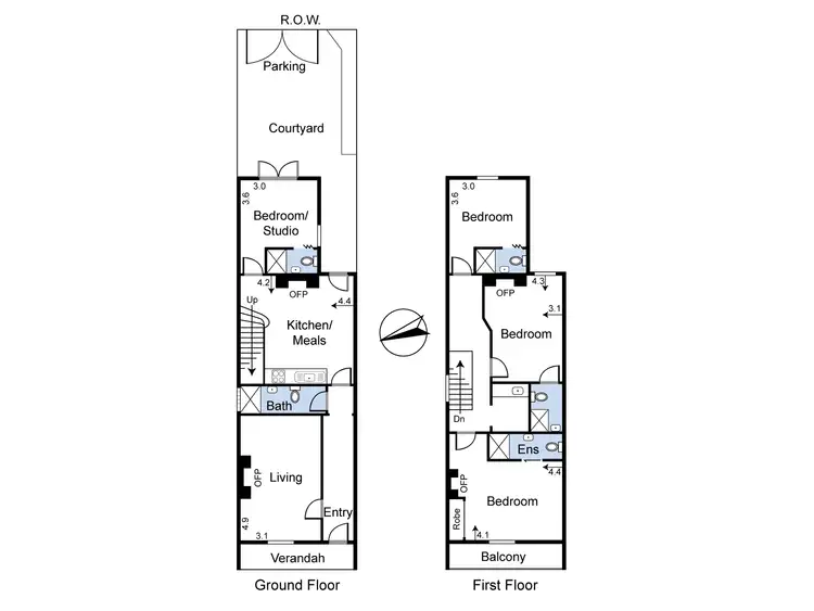 Floorplan of Homely house listing, 6 Spring Street, Fitzroy VIC 3065