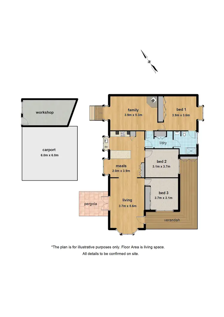Floorplan of Homely house listing, 15 Hillview Street, Yarra Junction VIC 3797