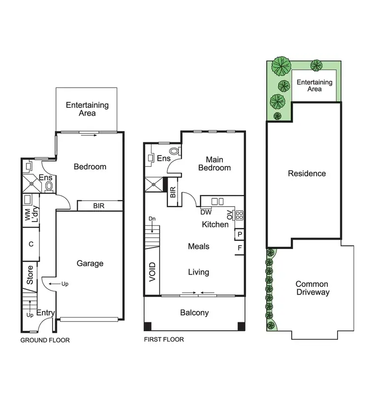 Floorplan of Homely townhouse listing, 11/293-295 Hawthorn Road, Caulfield VIC 3162