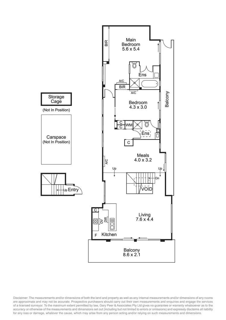 Floorplan of Homely apartment listing, 8/19 Gourlay Street, St Kilda East VIC 3183