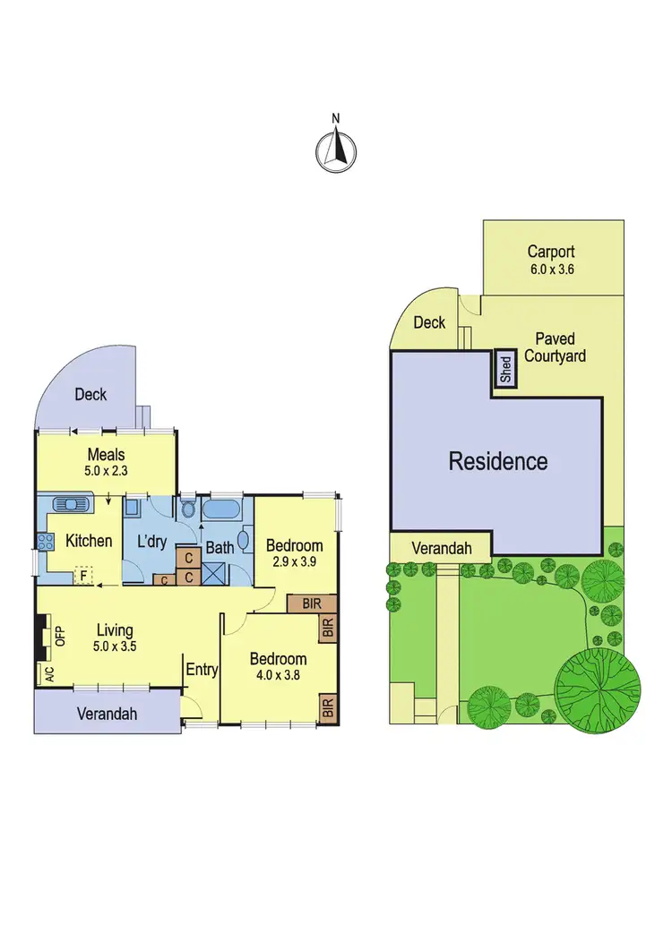Floorplan of Homely house listing, 1/191 Elder Street, Greensborough VIC 3088