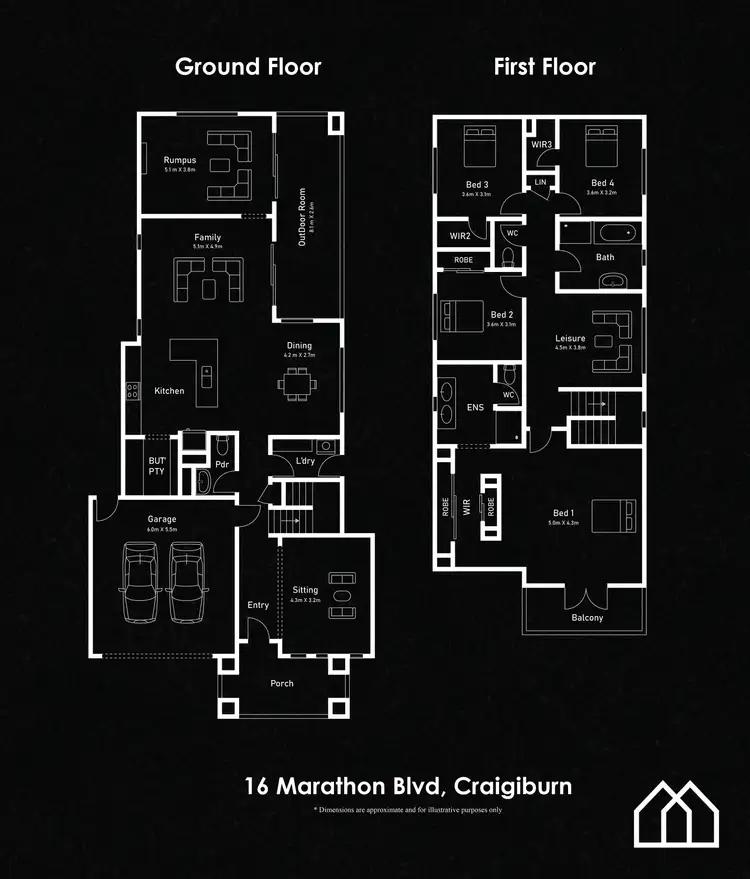 Floorplan of Homely house listing, 16 Marathon Boulevard, Craigieburn VIC 3064