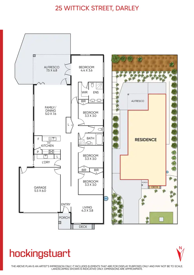 Floorplan of Homely house listing, 25 Wittick Street, Darley VIC 3340