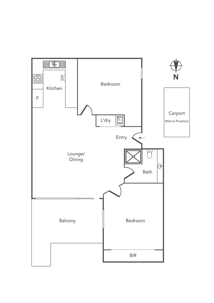 Floorplan of Homely apartment listing, 2/26 Clifton Street, Prahran VIC 3181