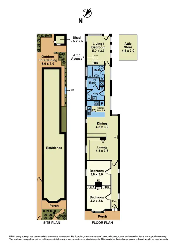 Floorplan of Homely house listing, 3 Perry Street, Williamstown VIC 3016