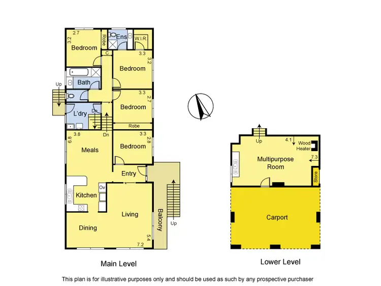Floorplan of Homely house listing, 105 Warralong Avenue, Greensborough VIC 3088