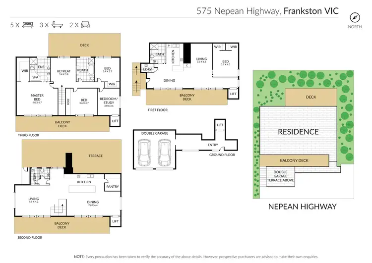 Floorplan of Homely house listing, 575 Nepean Highway, Frankston South VIC 3199