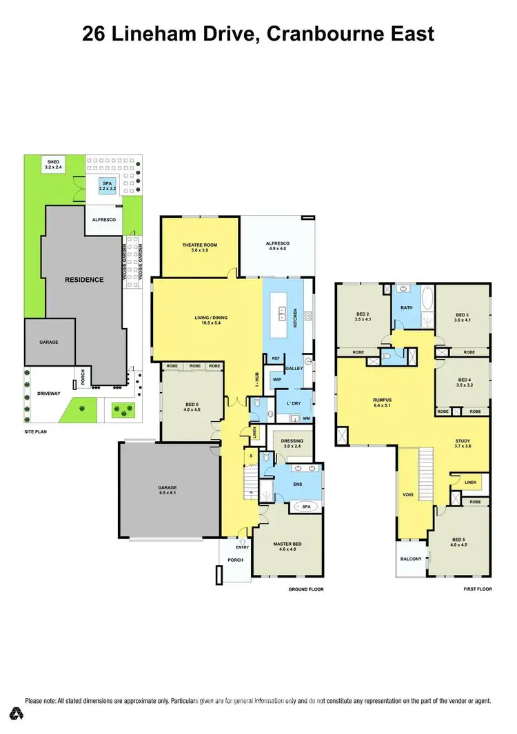 Floorplan of Homely house listing, 26 Lineham Drive, Cranbourne East VIC 3977