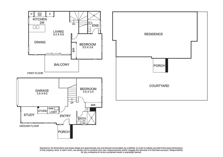 Floorplan of Homely townhouse listing, 1/15 Melaleuca Avenue, Templestowe Lower VIC 3107