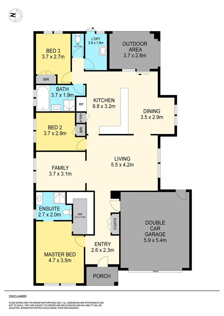 Floorplan of Homely house listing, 15 Barley Sheaf Drive, Miners Rest VIC 3352
