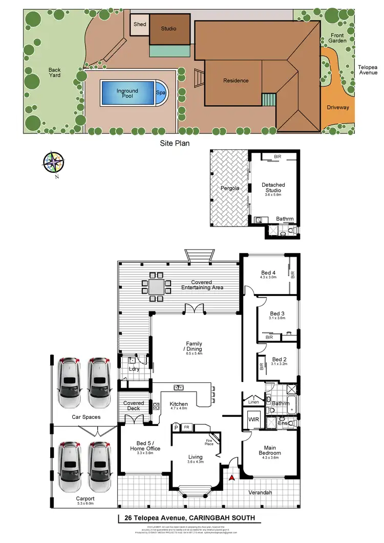 Floorplan of Homely house listing, 26 Telopea Avenue, Caringbah South NSW 2229