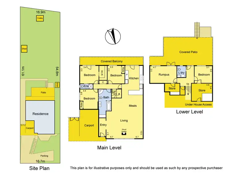 Floorplan of Homely house listing, 8 Yando Street, Greensborough VIC 3088