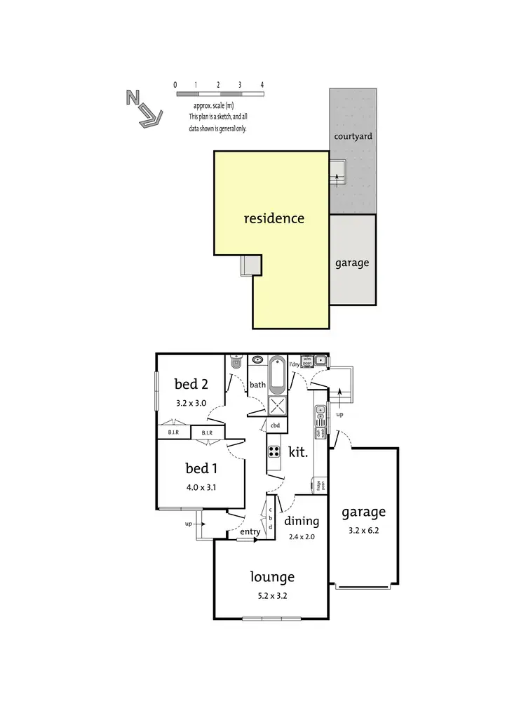 Floorplan of Homely unit listing, 1/772 Whitehorse Road, Mont Albert VIC 3127