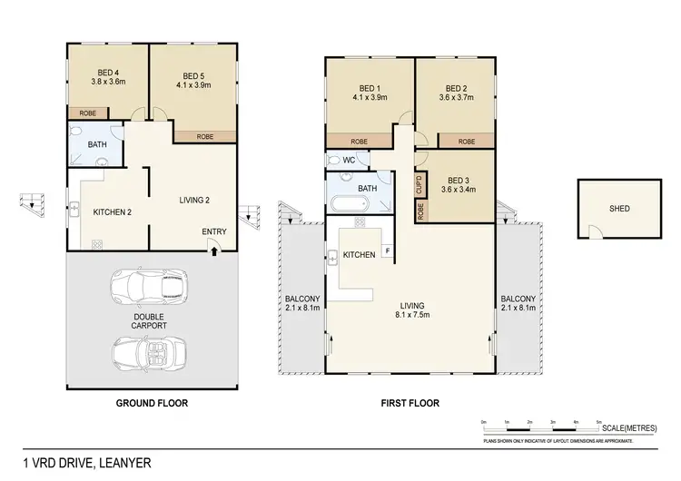 Floorplan of Homely house listing, 1 VRD Drive, Leanyer NT 812