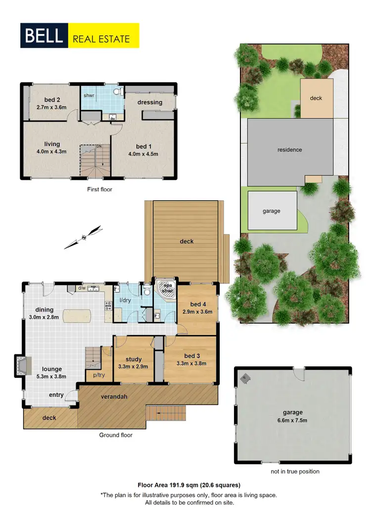 Floorplan of Homely house listing, 6 Summerhill Road, Montrose VIC 3765