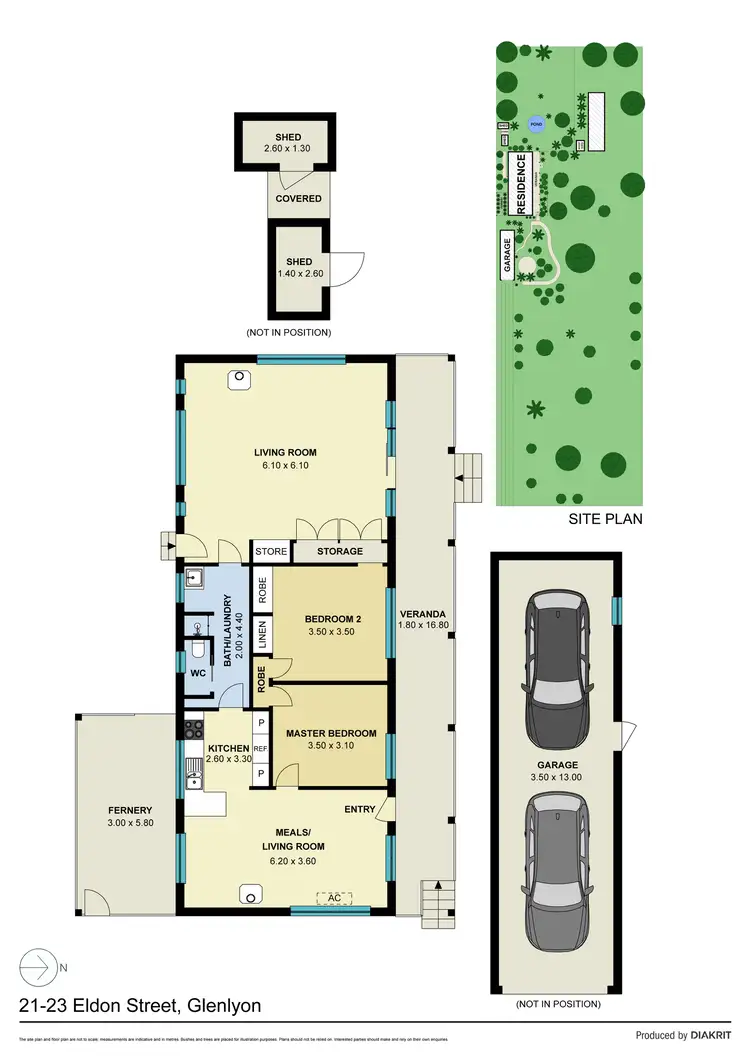 Floorplan of Homely house listing, 21 - 23 Eldon Street, Glenlyon VIC 3461