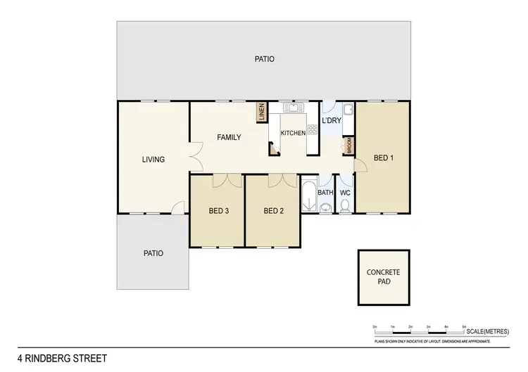 Floorplan of Homely house listing, 4 Rindberg Street, Jingili NT 810