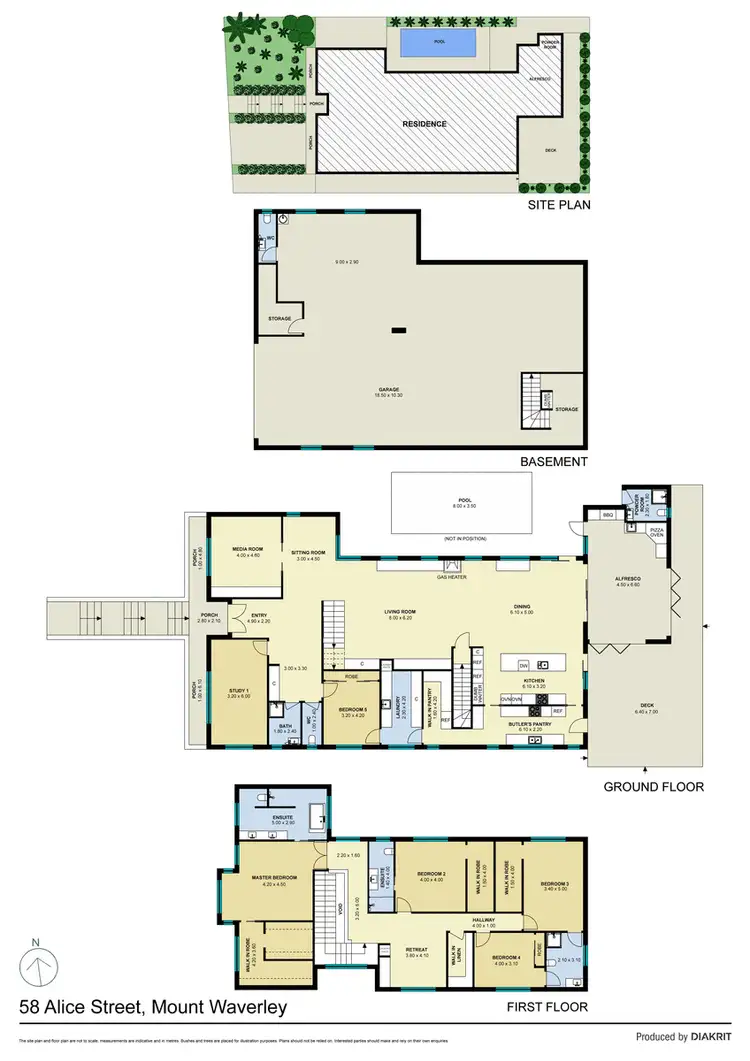 Floorplan of Homely house listing, 58 Alice Street, Mount Waverley VIC 3149