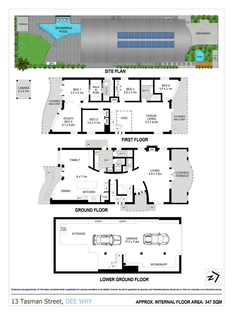 Floorplan of Homely house listing, 13 Tasman Street, Dee Why NSW 2099
