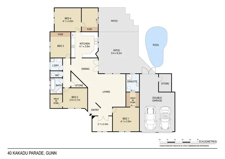 Floorplan of Homely house listing, 40 Kakadu Parade, Gunn NT 832