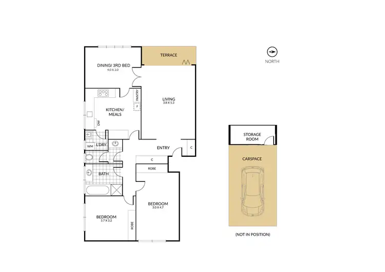 Floorplan of Homely apartment listing, 8/33 Irving Road, Toorak VIC 3142