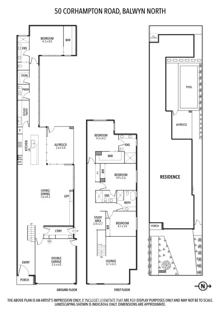 Floorplan of Homely house listing, 50 Corhampton Road, Balwyn North VIC 3104