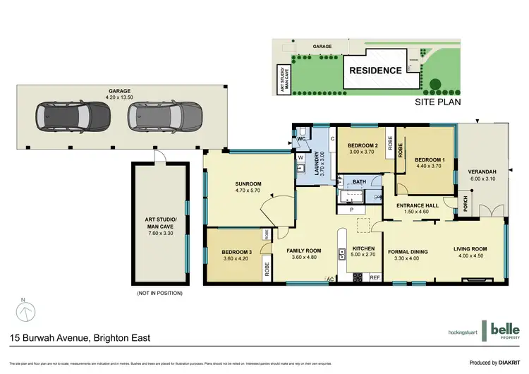 Floorplan of Homely house listing, 15 Burwah Avenue, Brighton East VIC 3187