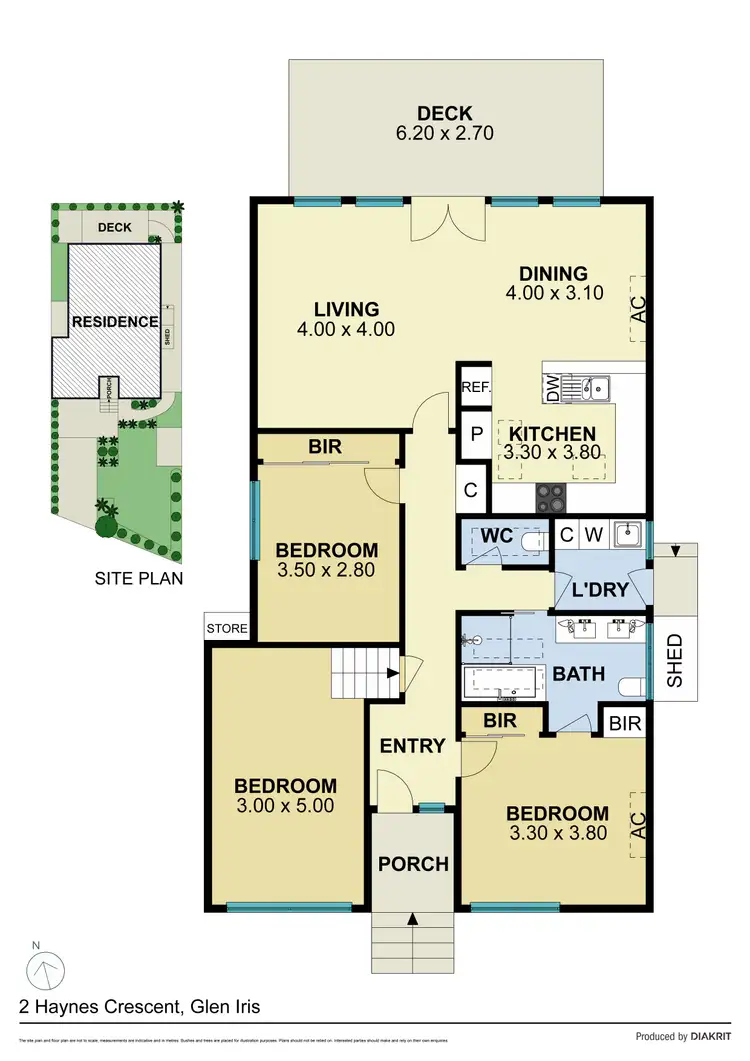 Floorplan of Homely house listing, 2 Haynes Crescent, Glen Iris VIC 3146
