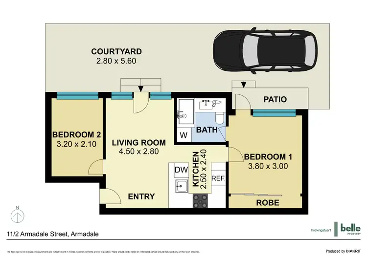 Floorplan of Homely apartment listing, 11/2 Armadale Street, Armadale VIC 3143